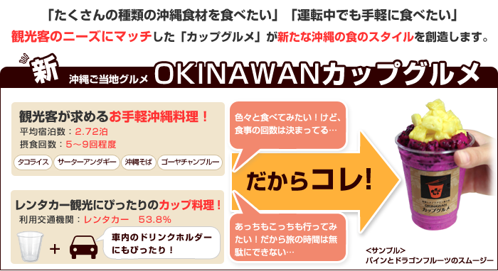 新沖縄ご当地グルメOKINAWANカップグルメ