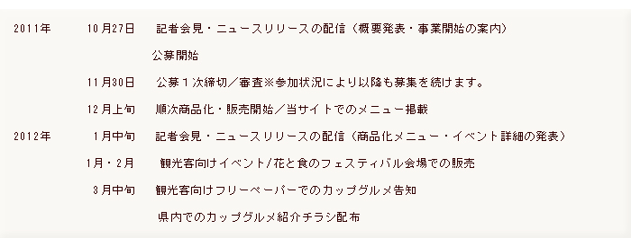 スケジュール