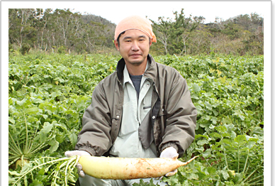 大宜味村の平良幸也さん