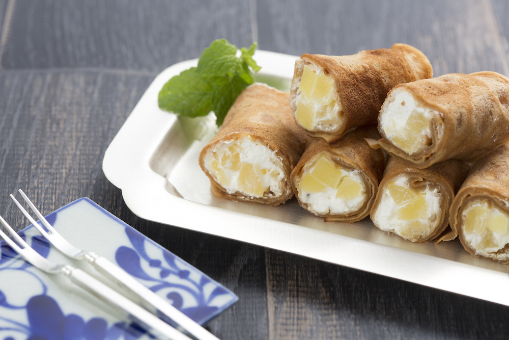 ちんびん風パインクリームロール イオン琉球のおすすめレシピ おいしい 県産食品を使ったレシピ
