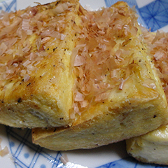 島豆腐、デカくてすいません