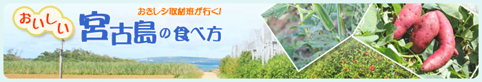 おきレシ取材班が行く！ おいしい宮古島の食べ方