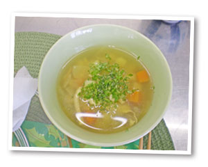 クルキンマチのアラのカレースープ