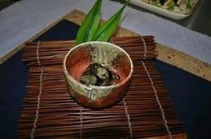 もずくと茄子の浅漬け　梅風味