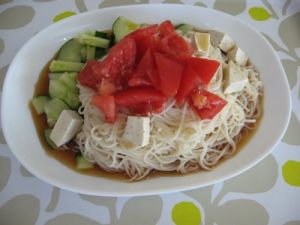 トマトのイタリアンそうめん