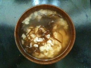 もずく入り雑炊