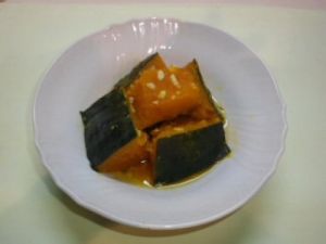 カボチャの塩麹煮