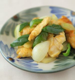 鶏むね肉と野菜のソテーカレー風味