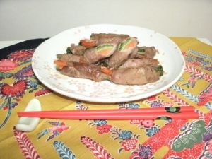 ゴーヤーの肉巻き