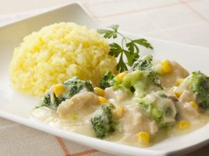 豆乳コーンシチュー