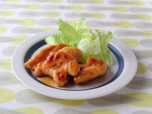 鶏むね肉の甘酢照り焼き