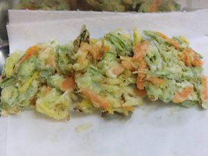 島野菜のかきあげ