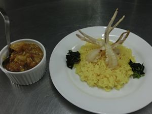 県産フルーツのトロピカルカレー