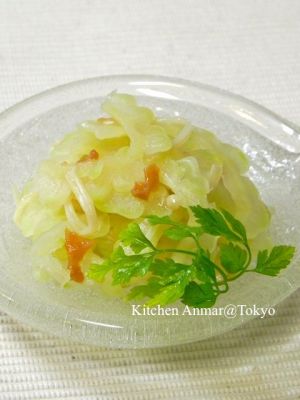 白ゴーヤーの梅和え 沖縄料理レシピなら おきレシ
