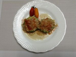 ゴーヤーのチキンクリーム煮