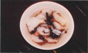 島ダコの甘酢つけ