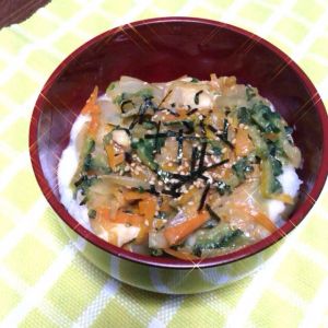 ゴーヤのまろやかとろろ丼★