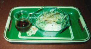 ゴーヤーサラダを利用した冷そうめん