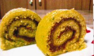 パインジャムのゴーヤロールケーキ 沖縄料理レシピなら おきレシ