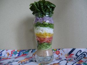 ツナとシリシリ野菜のジャーサラダ