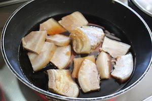 三枚肉の煮付け