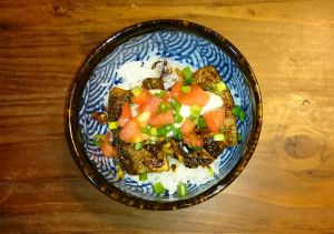 サンマレモン風味蒲焼きネギトロ”ロ”丼