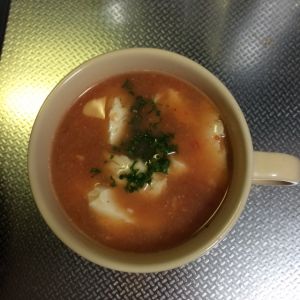 タマンとトマト風味のゆし豆腐