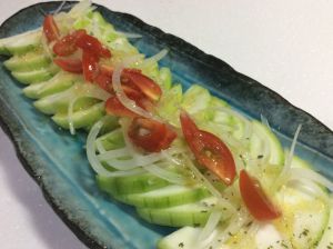 へちまのカルパッチョ 沖縄料理レシピなら おきレシ