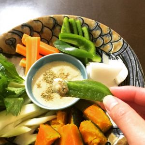 豆腐ようと豆乳で作る大人のバーニャカウダ