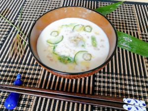 ゆし豆腐の冷製スープ