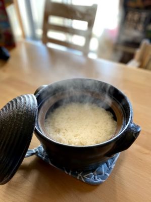 土鍋でご飯