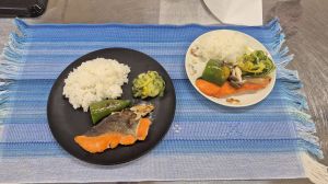 鮭のムニエル シークァーサーソース